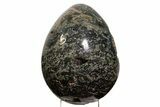Polished Green Ocean Jasper Egg - Madagascar #339435-1